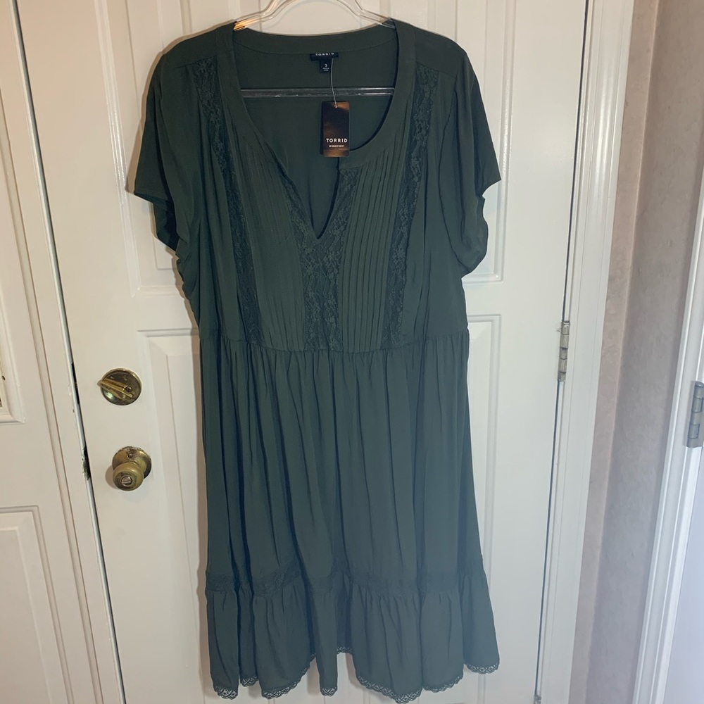 Torrid green dress 3